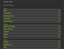 Tablet Screenshot of icargo.com